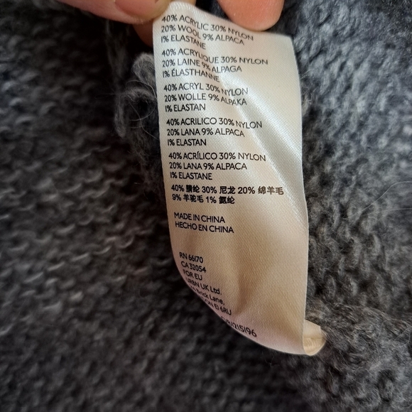 ANTHROPOLOGIE Perri Ombre  Turtleneck striped sweater Tunic - Picture 8 of 12